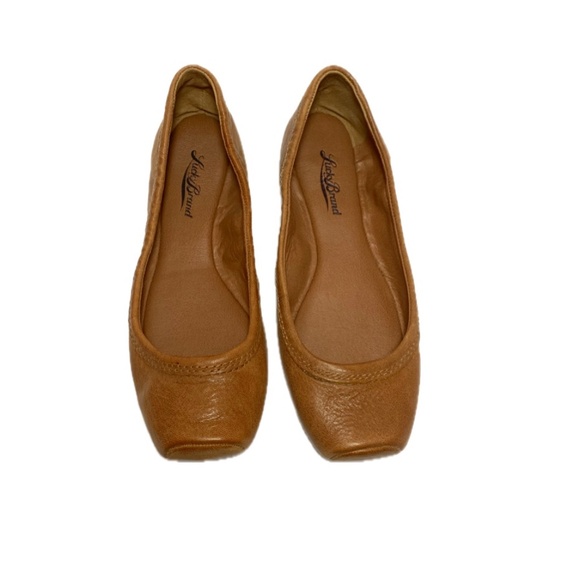 Lucky Brand Tan Flats - Picture 1 of 10